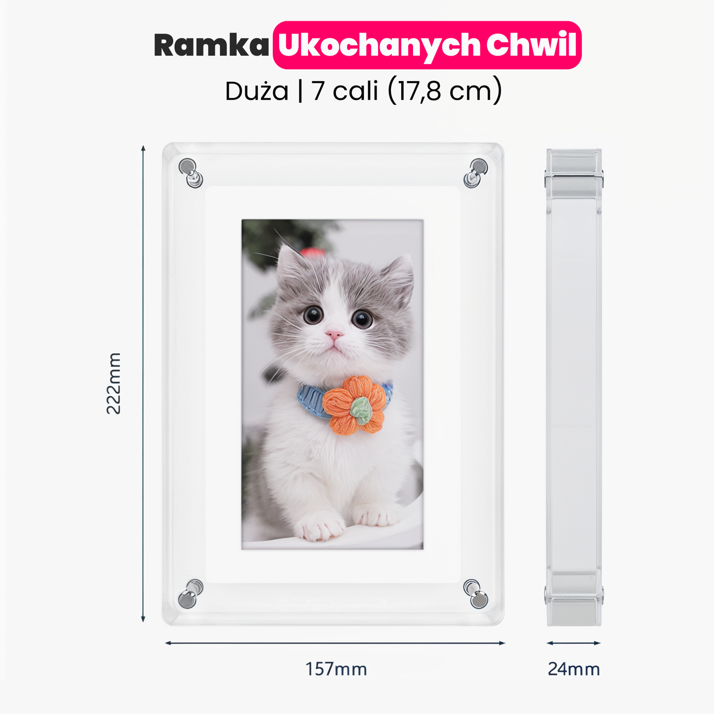 Pamiątkowa ramka z zdjęciem